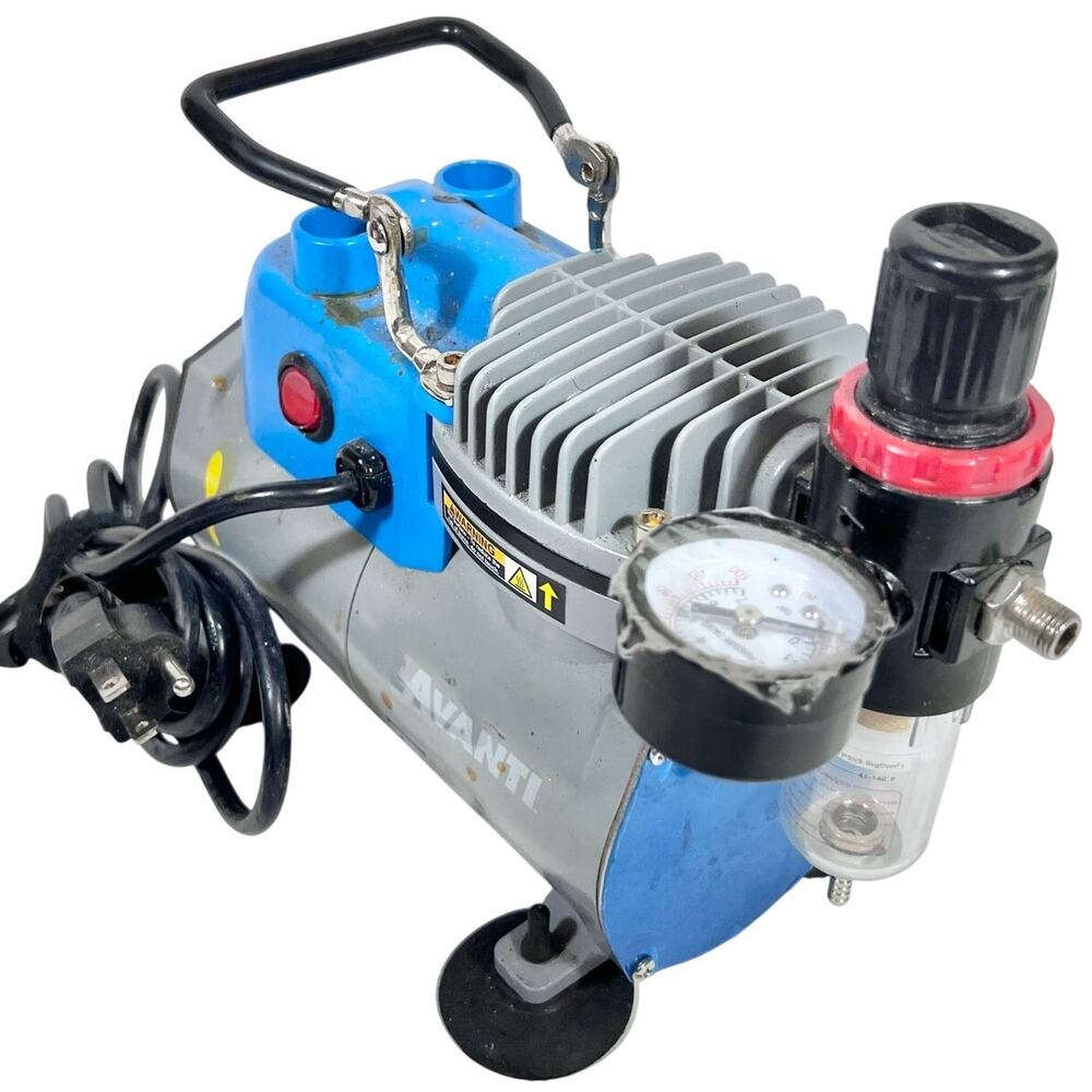 AVANTI Airbrush Compressor Combo Kit 120VAC 3-WIRE 1/4” BSP AIR 58 PSI
